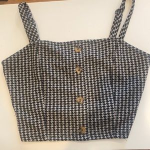 HOLLISTER WOMENS CROP TOP